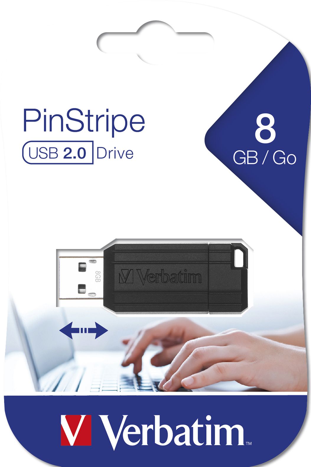 Verbatim Pin Stripe USB 2.0 8GB