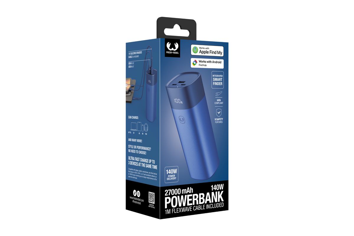 Fresh 'n Rebel Powerbank 27000 mAh Blue