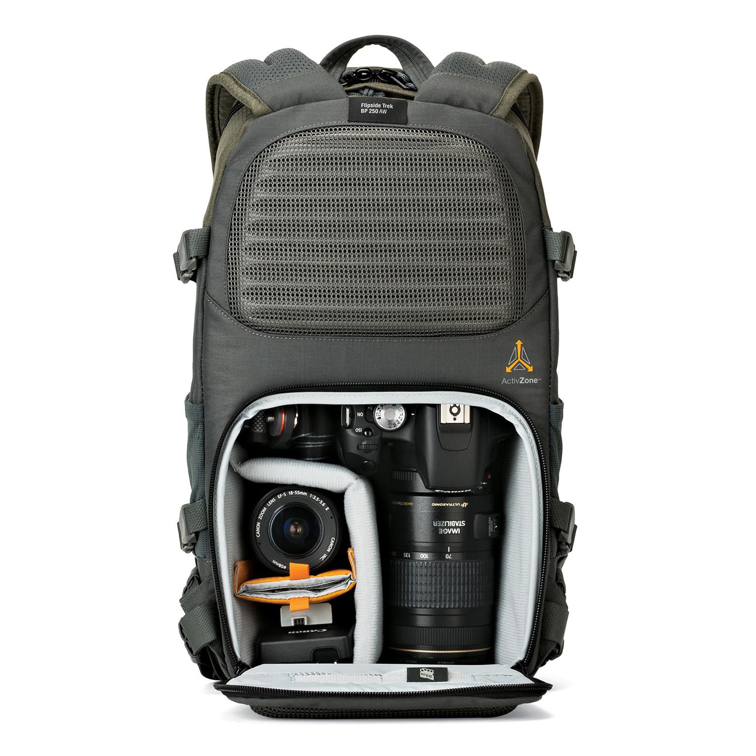 Lowepro Flipside Trek BP 250AW gris/vert