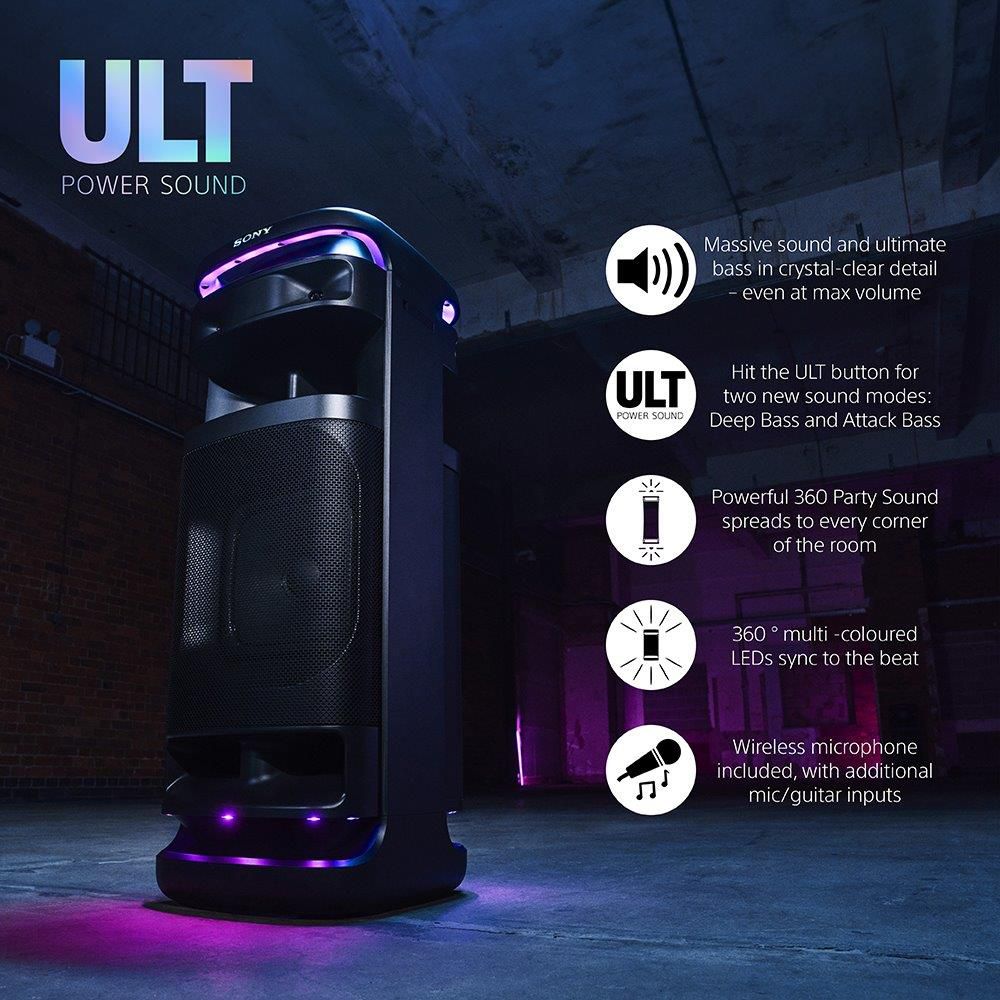 Sony SRS-ULT10B ULT Tower Speaker Black