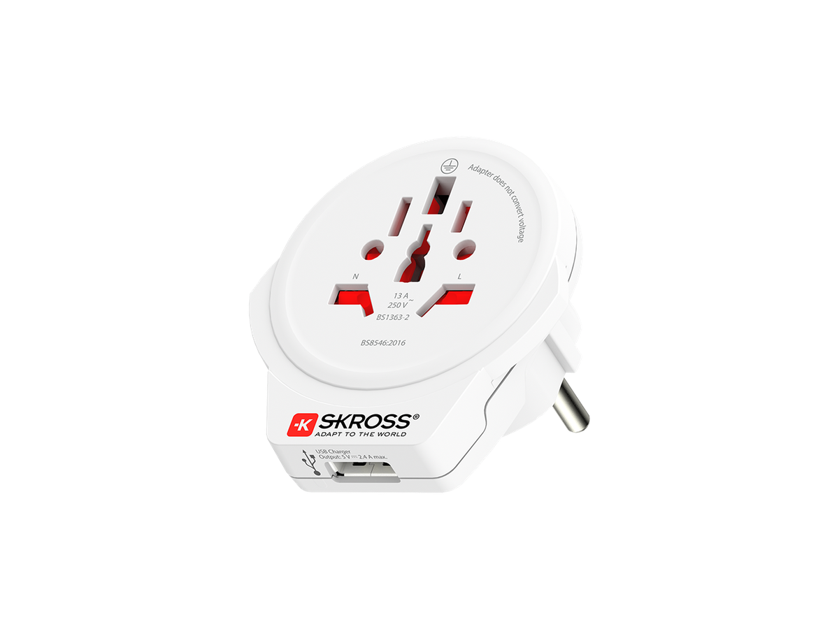 Skross World to Europe USB