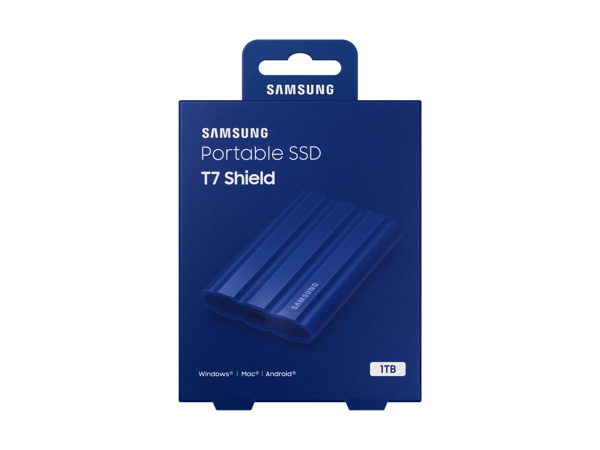 Samsung PSSD T7 Shield 1TB blue