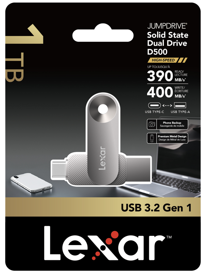 Lexar Dual Drive USB 3.2 1TB