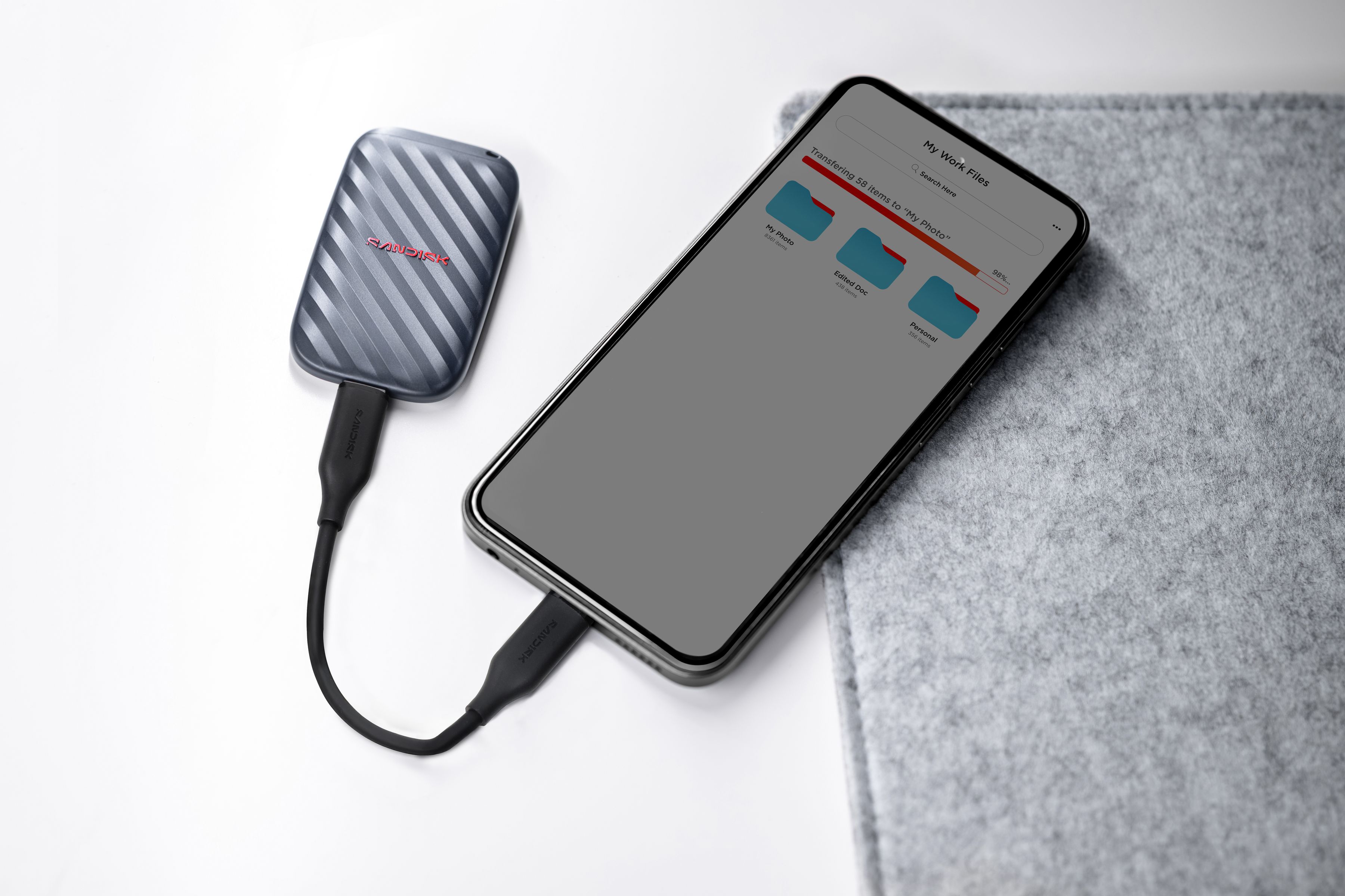 SANDISK Portable Drive 600MB/s 500GB