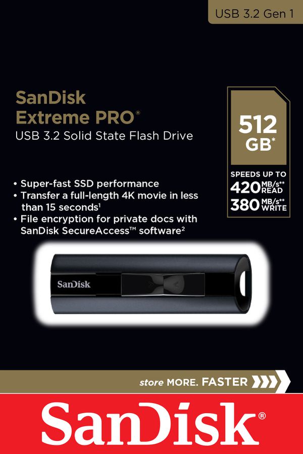Sandisk Extreme PRO USB  3.2 512GB