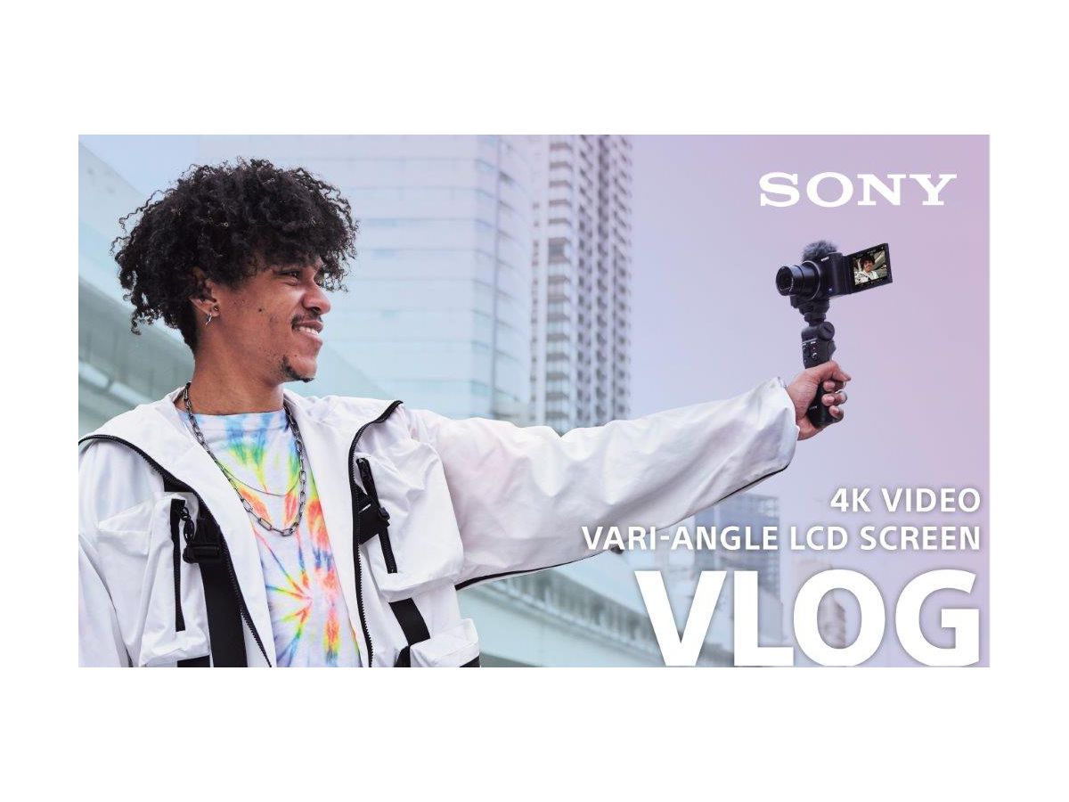 Sony Vlog Camera ZV1 4K + GP-VPT2 Grip