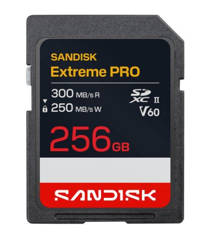 SANDISK Extreme PRO 300MB/s SDXC 256GB