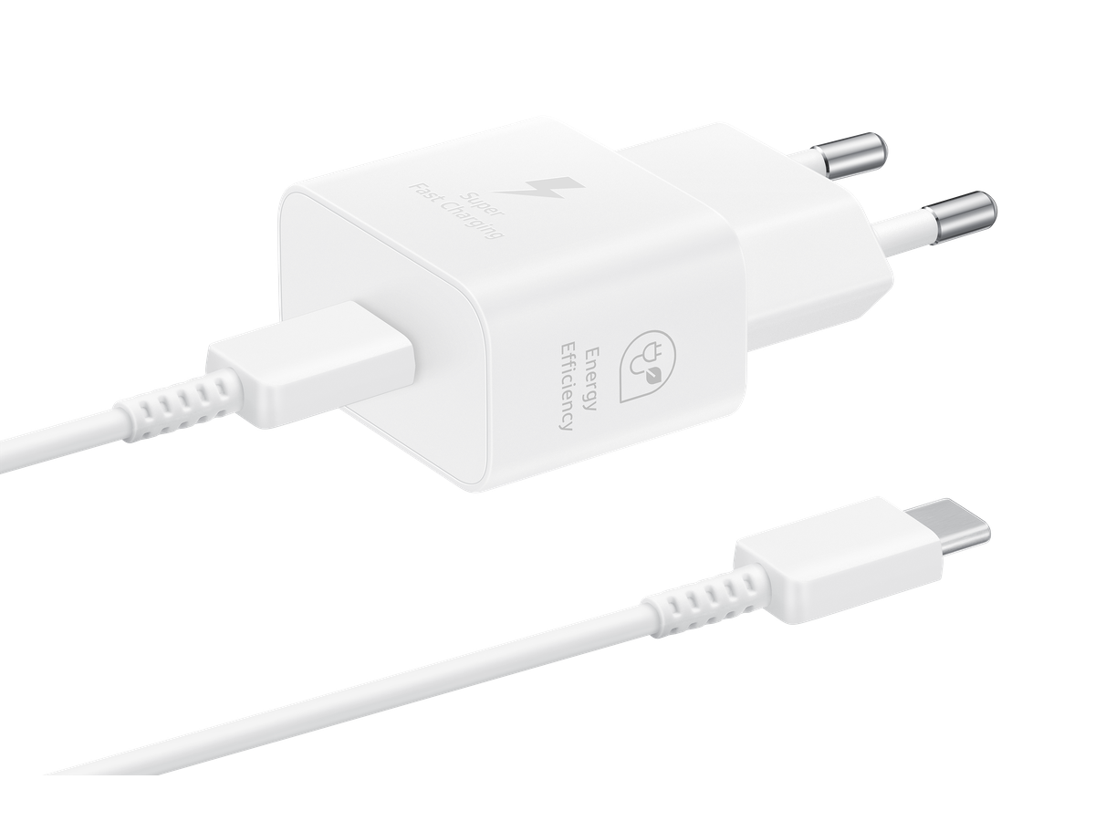 Samsung 25W PD Power Adapter white