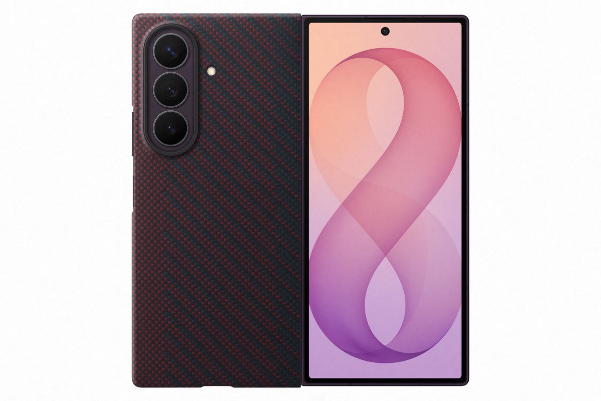 Samsung Fold 8 Ultra Carbon Magnet C Red