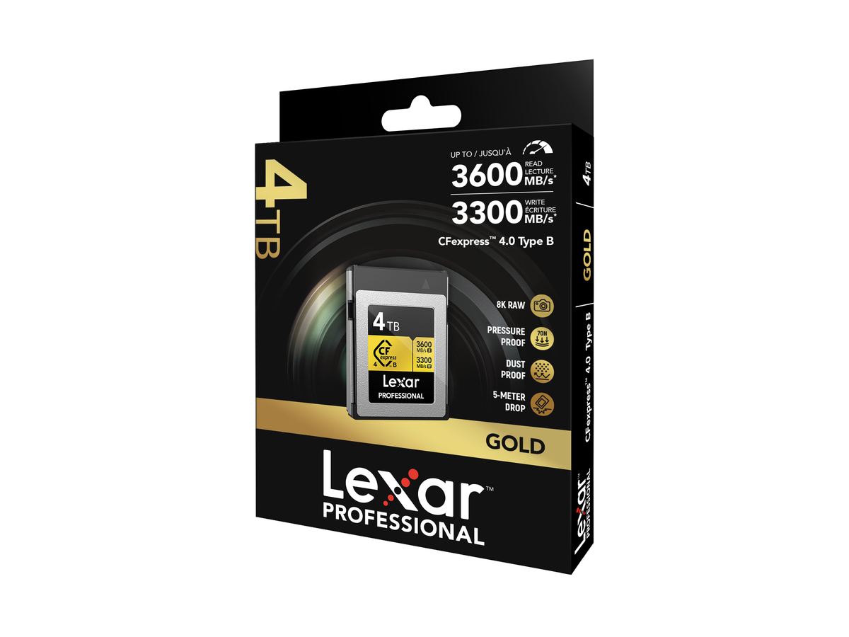 Lexar 3600MB/s CFexpress 4.0 B 4TB Gold