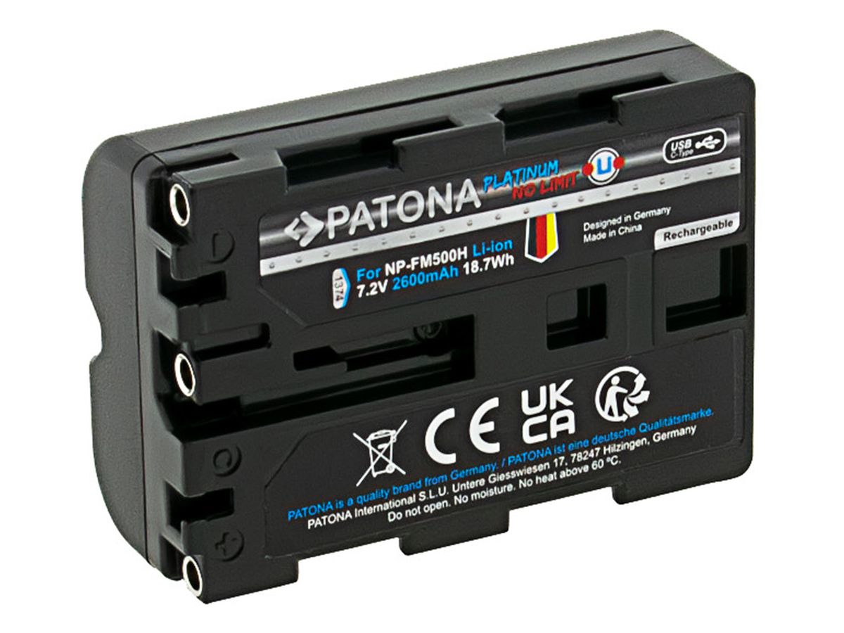 Patona Batterie Sony NP-FM500H