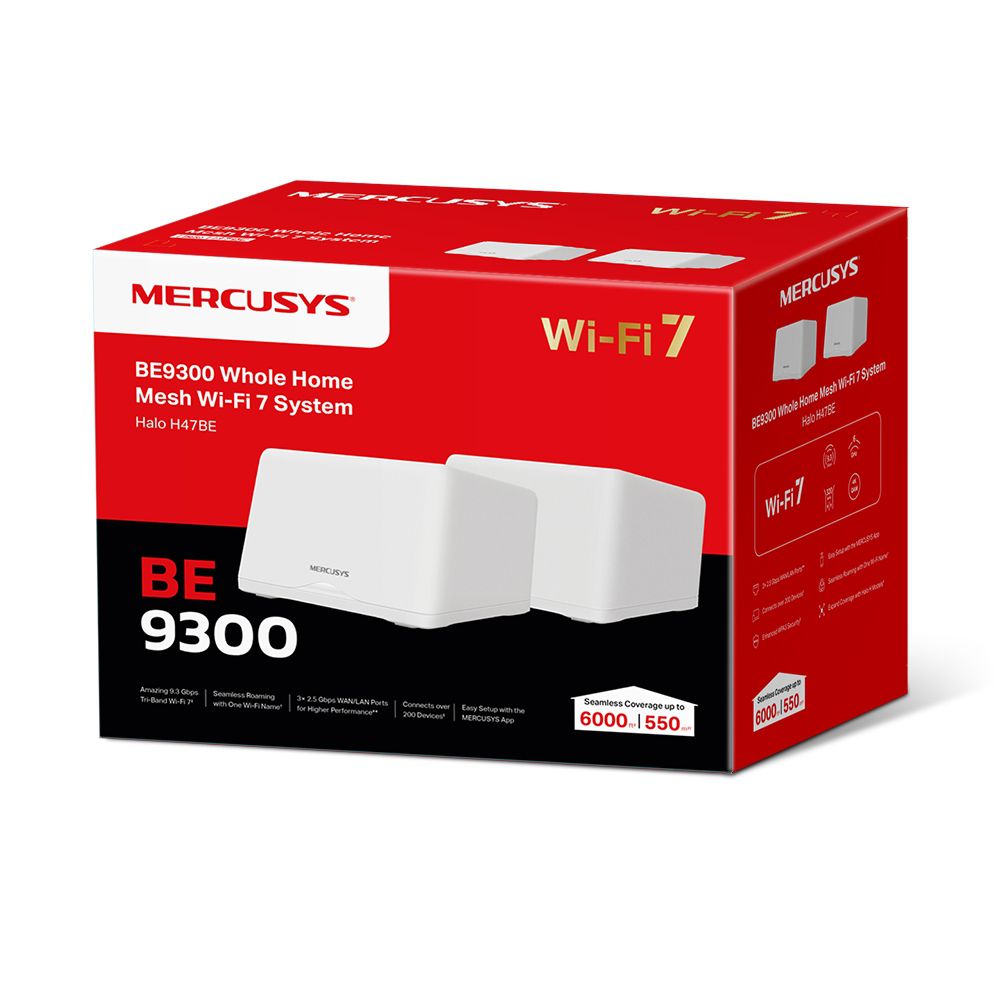 Mercusys BE9300 Mesh Wi-Fi 7 System