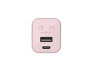 Fresh'N Rebel Mini Charger USB-C + A PD Smokey Pink 30W