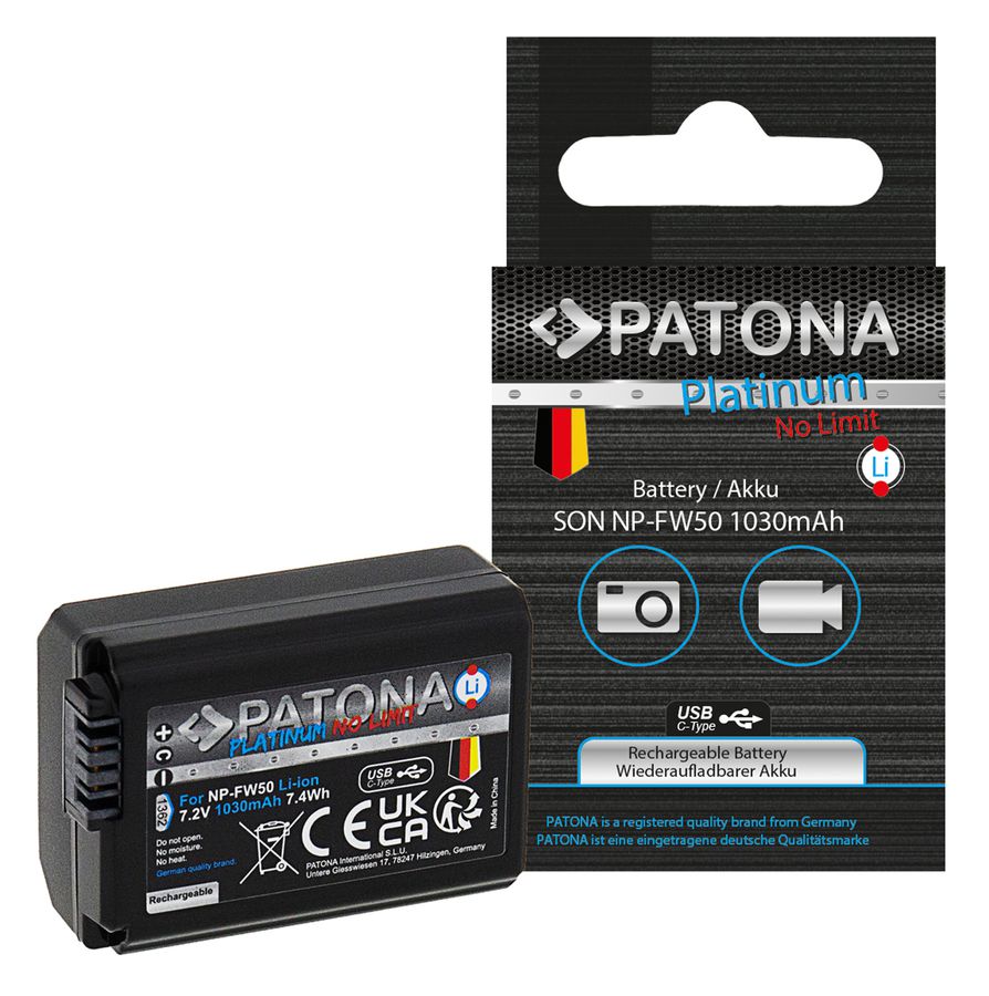 Patona Platinum USB-C Sony NP-FW50