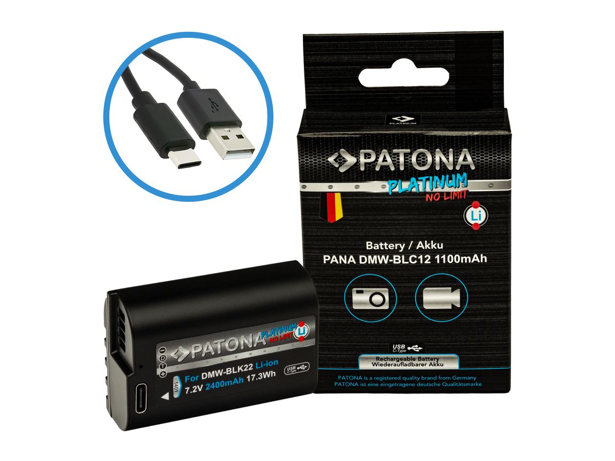 Patona Platinum USB-C Panasonic BLC12