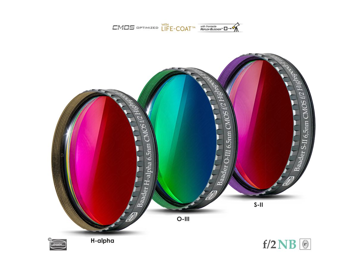 Baader Schmalband Satz 6.5nm 2" f/2