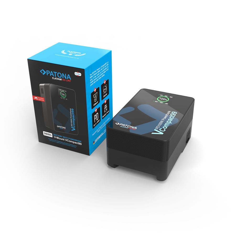 Patona Compact V-Mount Akku 99Wh PD100W