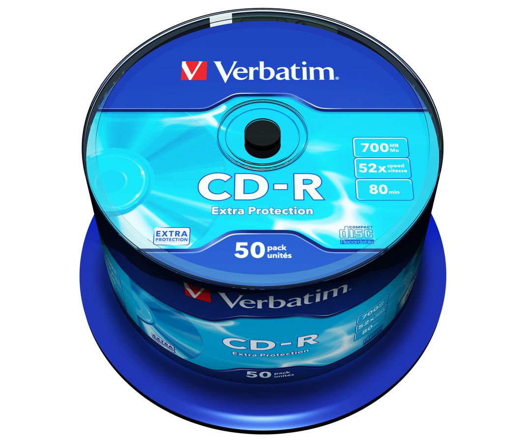 Verbatim CD-R Spindle 700MB 52x 50 Pack