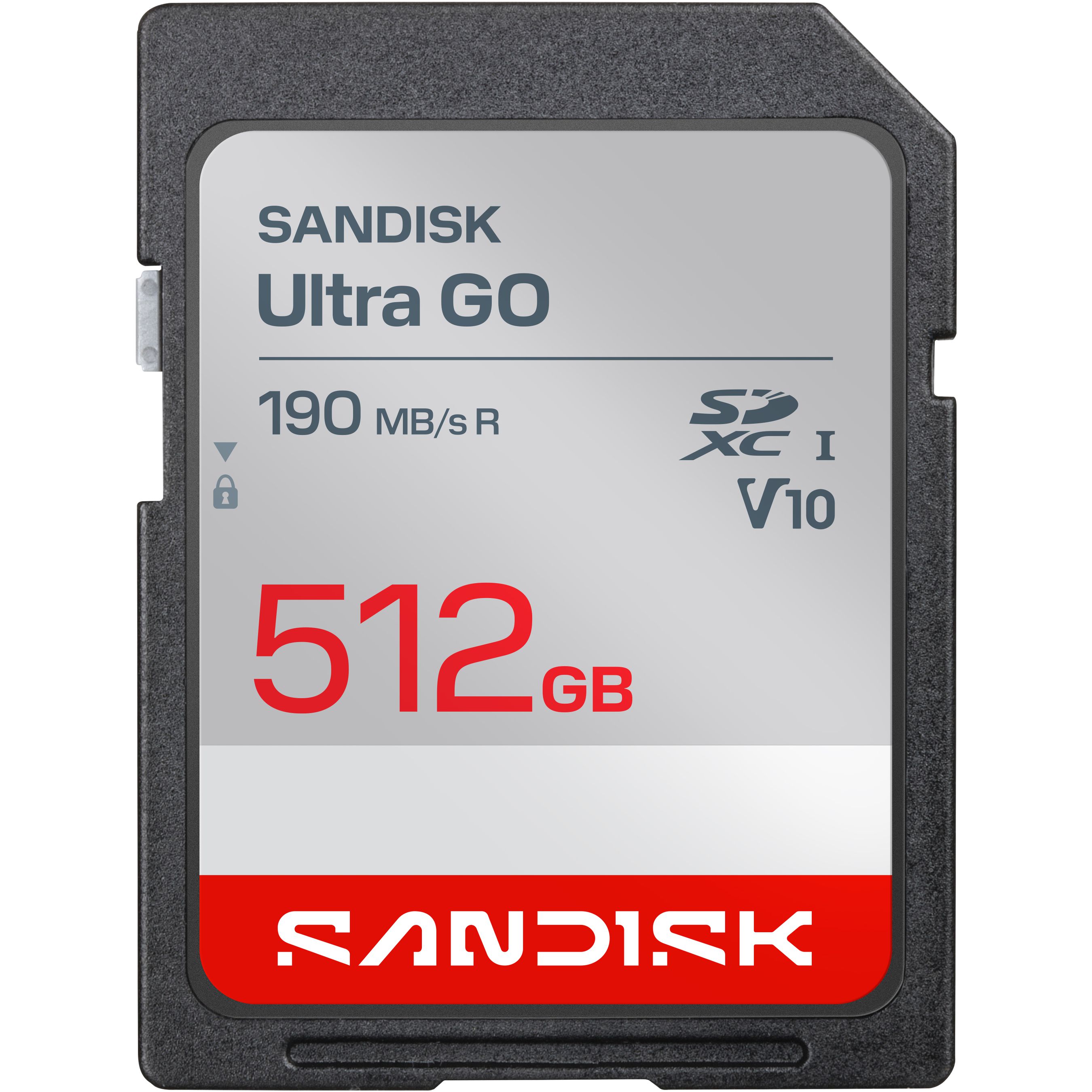 SANDISK Ultra GO SDXC190MB/s UHS-I 512GB