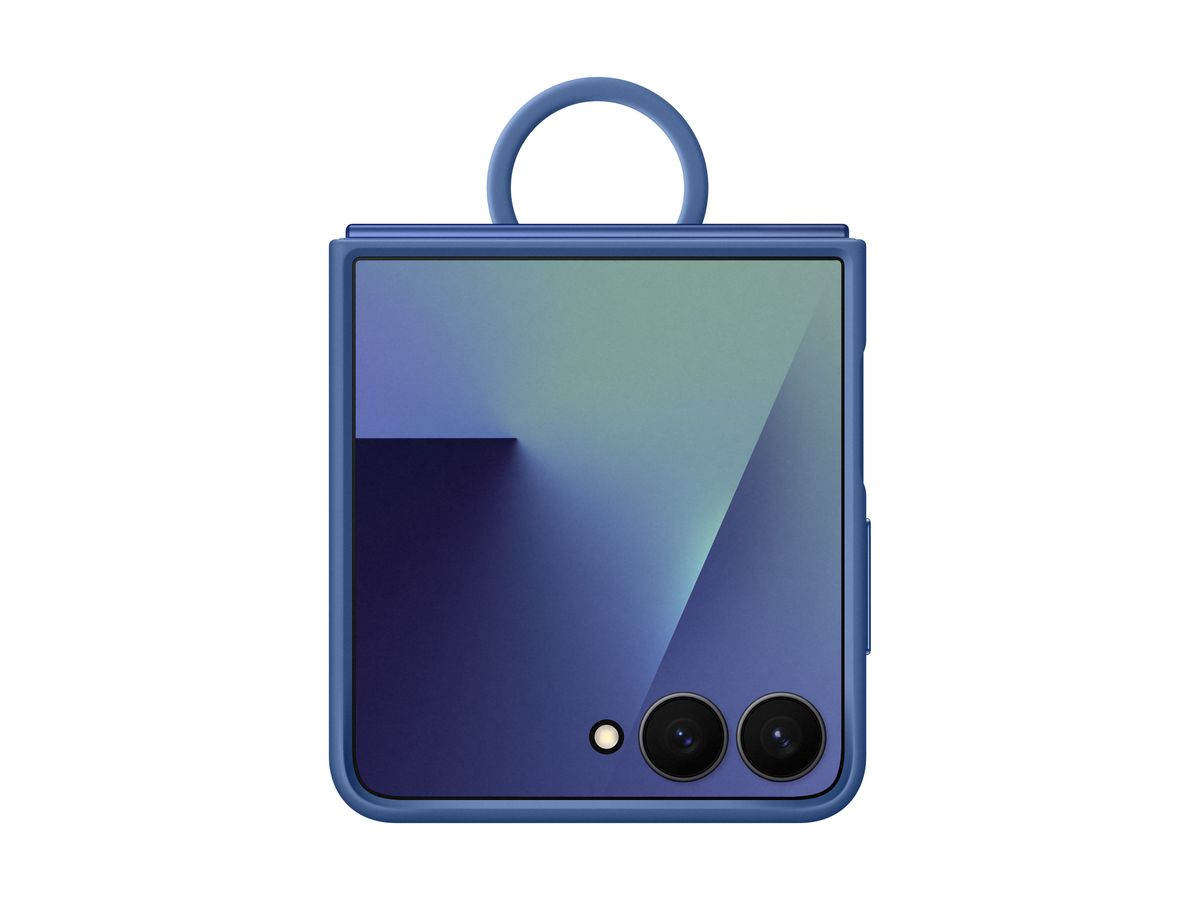 Samsung Flip 7 Ring Case Blue