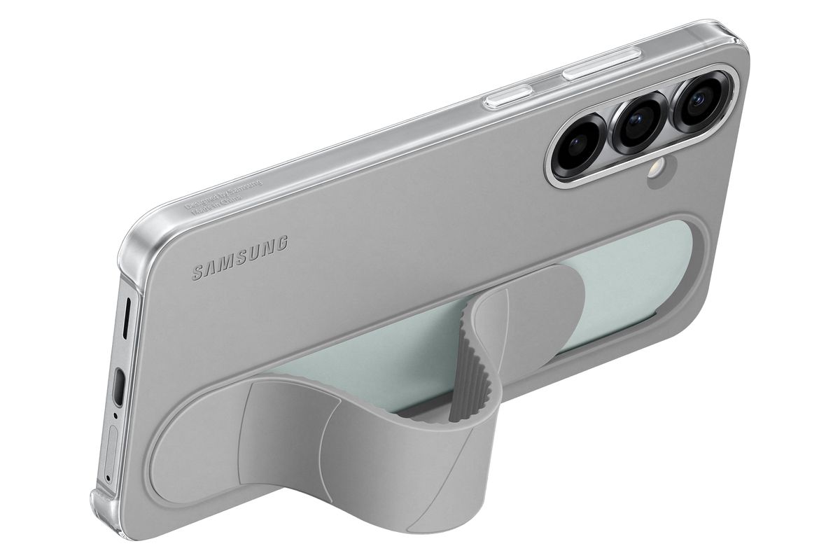 Samsung S25+ Standing Grip Case Gray