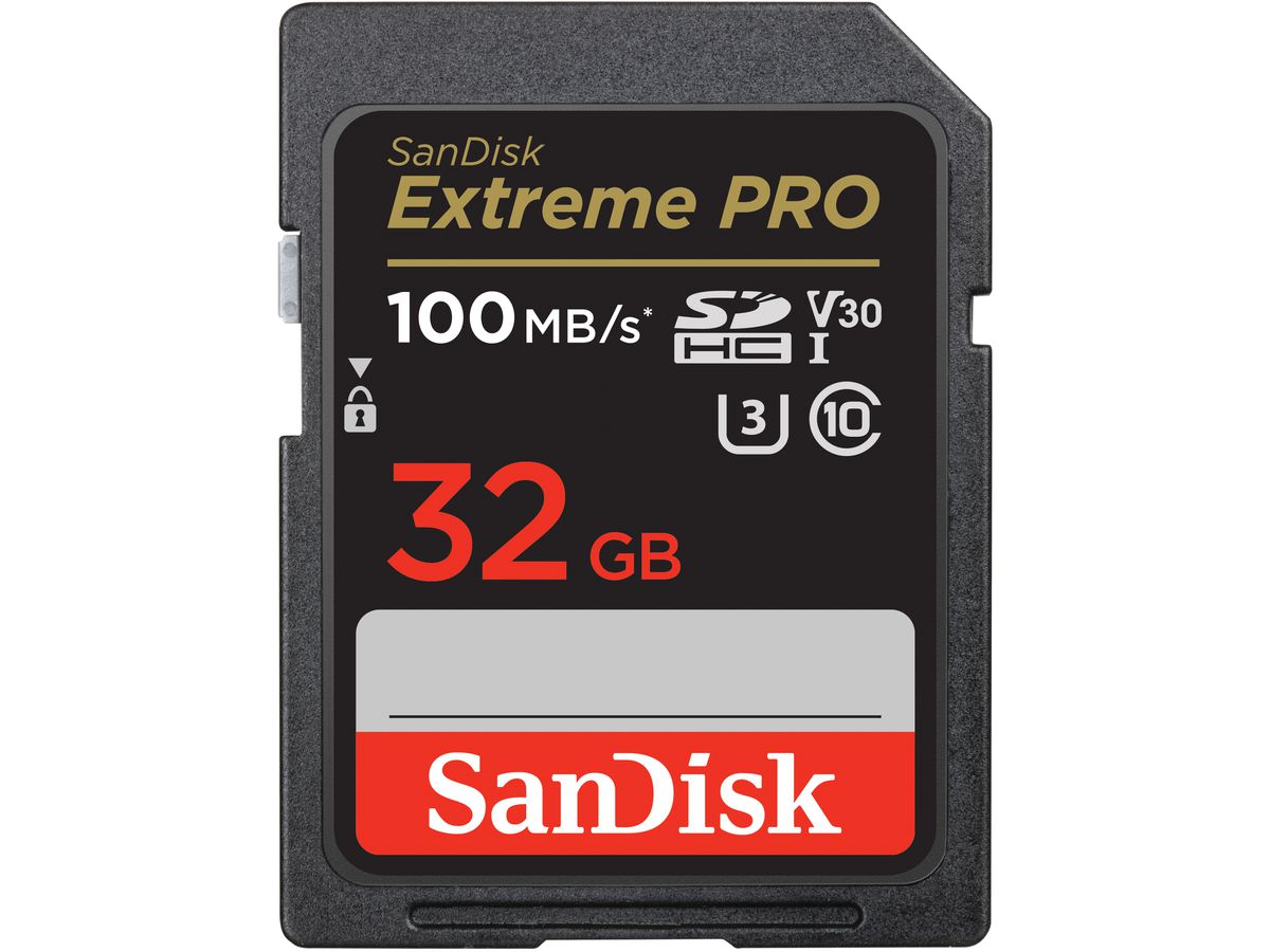 SanDisk Extreme Pro 100MB/s SDHC 32GB