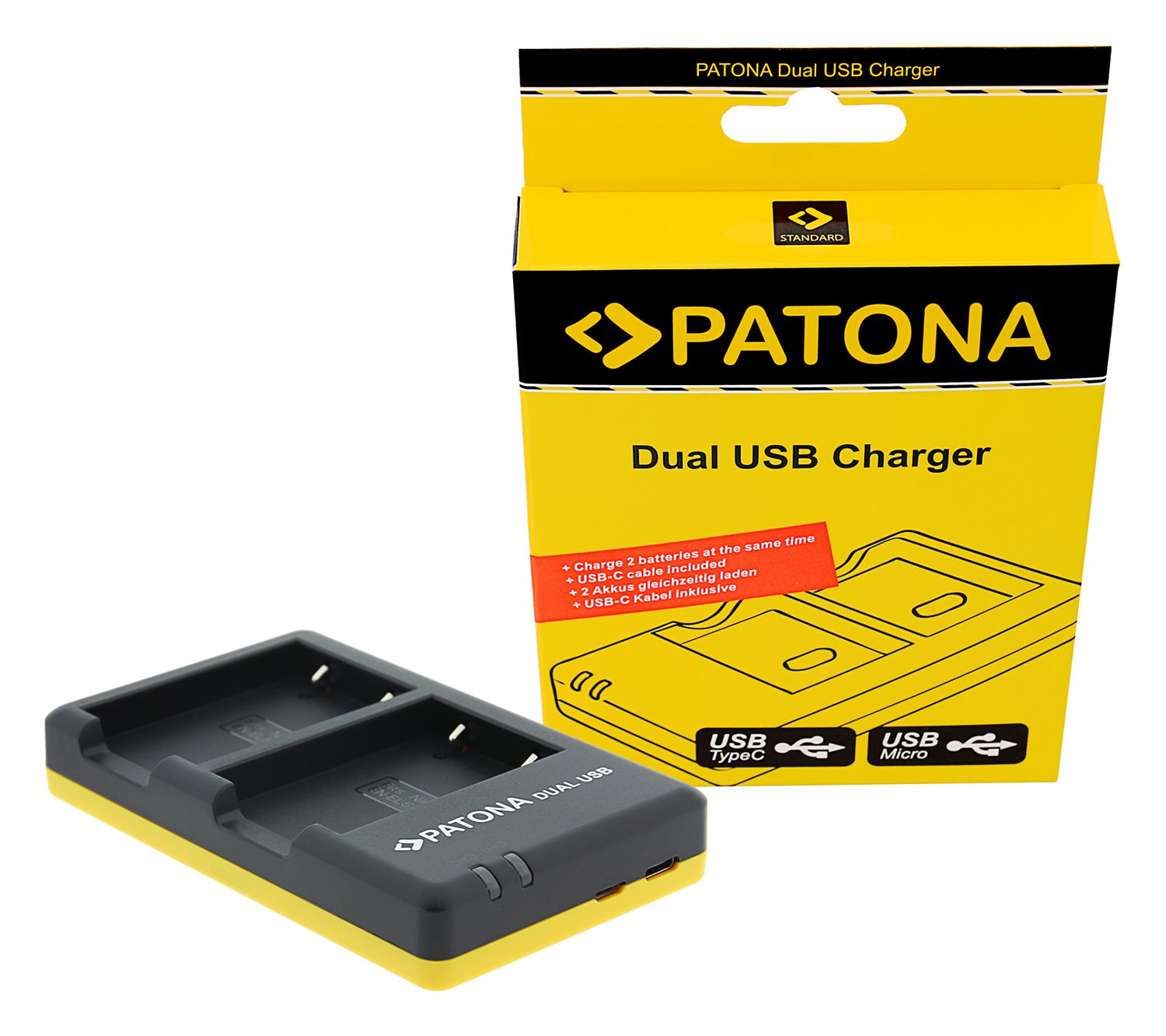 Patona Ladegerät Dual USB Nikon EN-EL5