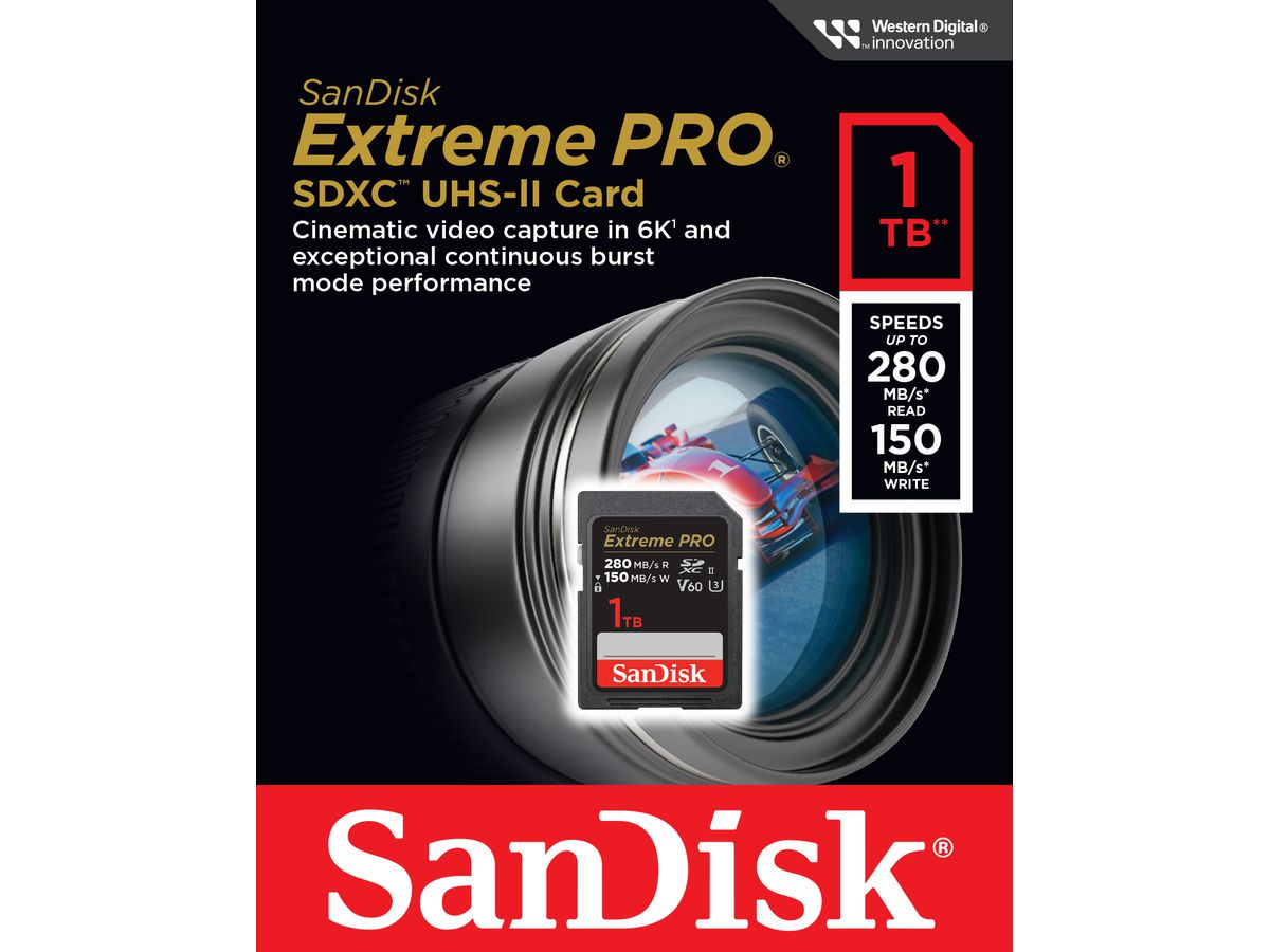 SanDisk ExtremePro SDXC-II 1TB V60