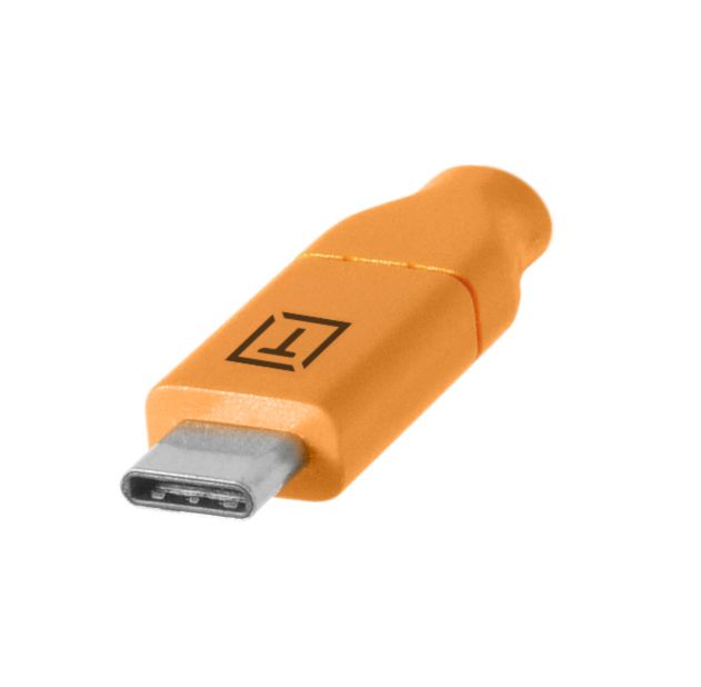 TetherPro 2.0 Micro-B 5-Pin 4.6m Org