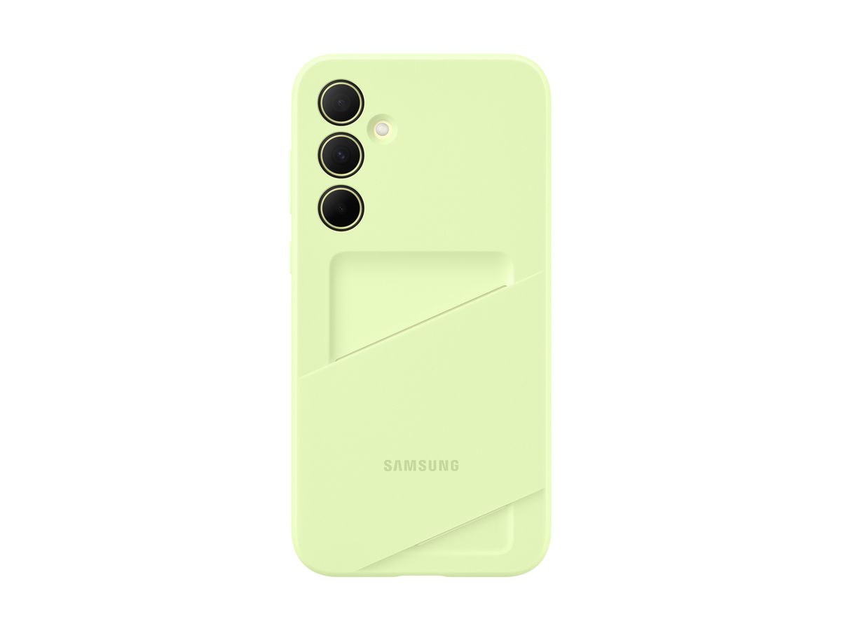 Samsung A35 Card Slot Case Lime