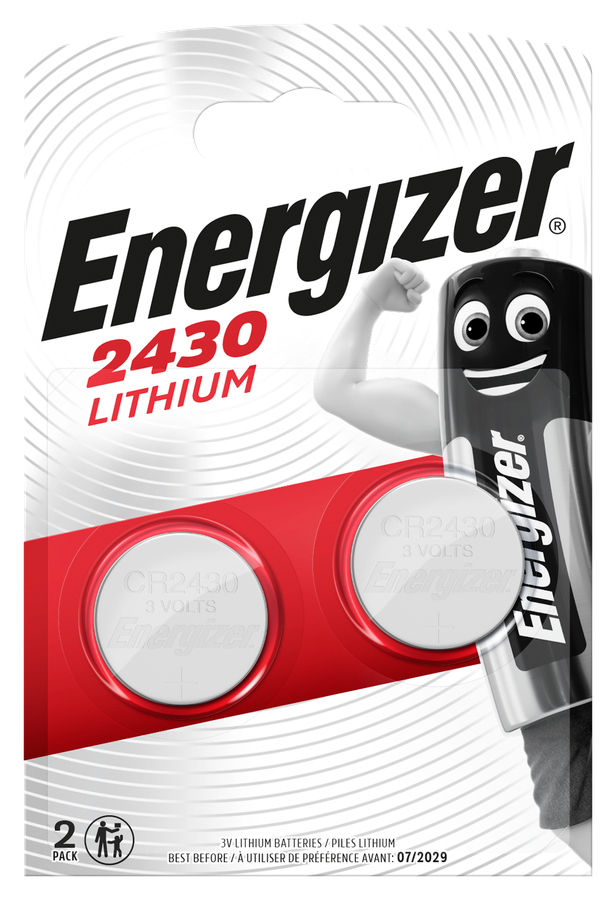 Energizer CR 2430 Lithium 3.0V FSB-2
