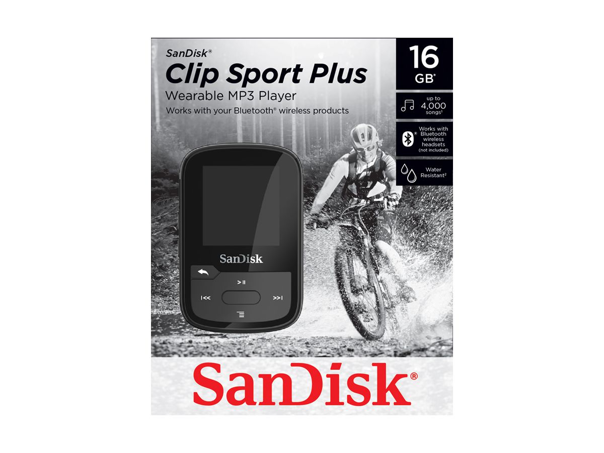 Sandisk Clip Sport Plus 16gb Black Engelberger Ag