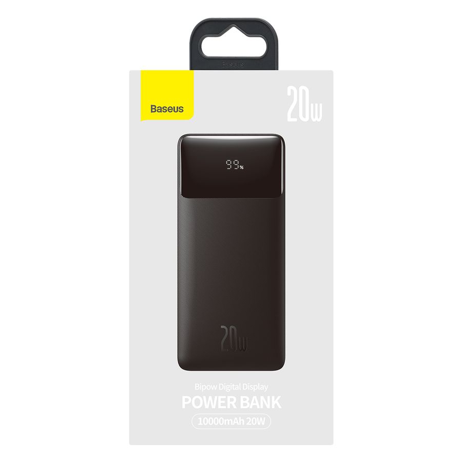 Baseus Bipow Powerbank 10000 mAh Black