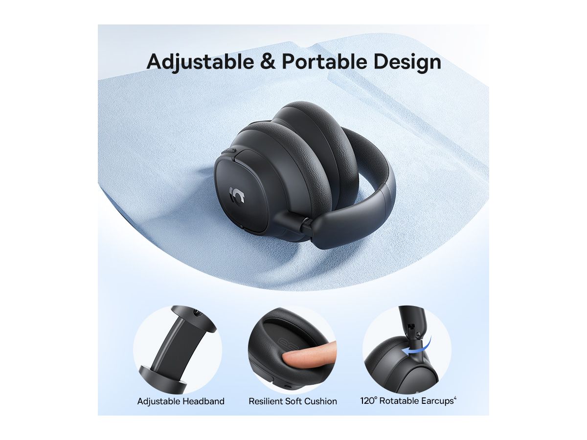 Baseus Bass BH1 NC Wirel ANC Headph Bl