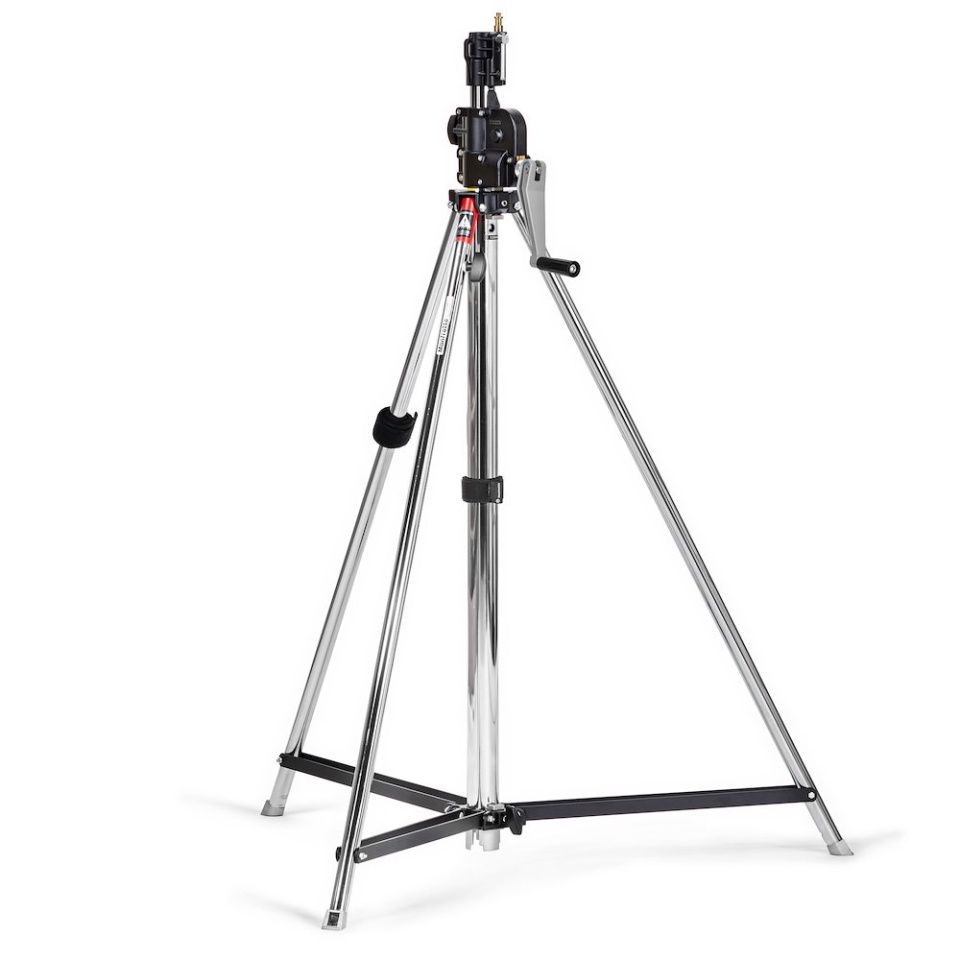 Manfrotto Wind Up Stand Steel 2 S. Silv