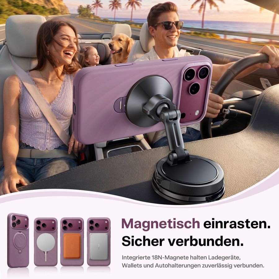 Torras Ostand Wind iPhone 18 Pro Purple