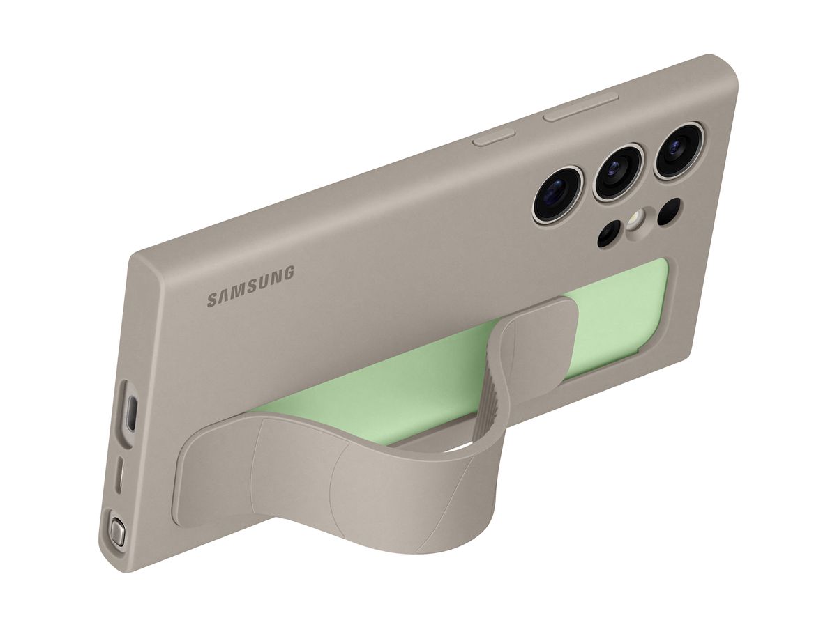 Samsung S24 Ultra Standing Grip Case Taupe