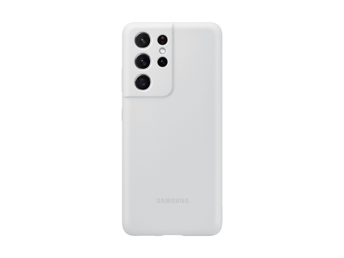 Samsung Silicone S21 Ultra light gray - engelberger ag