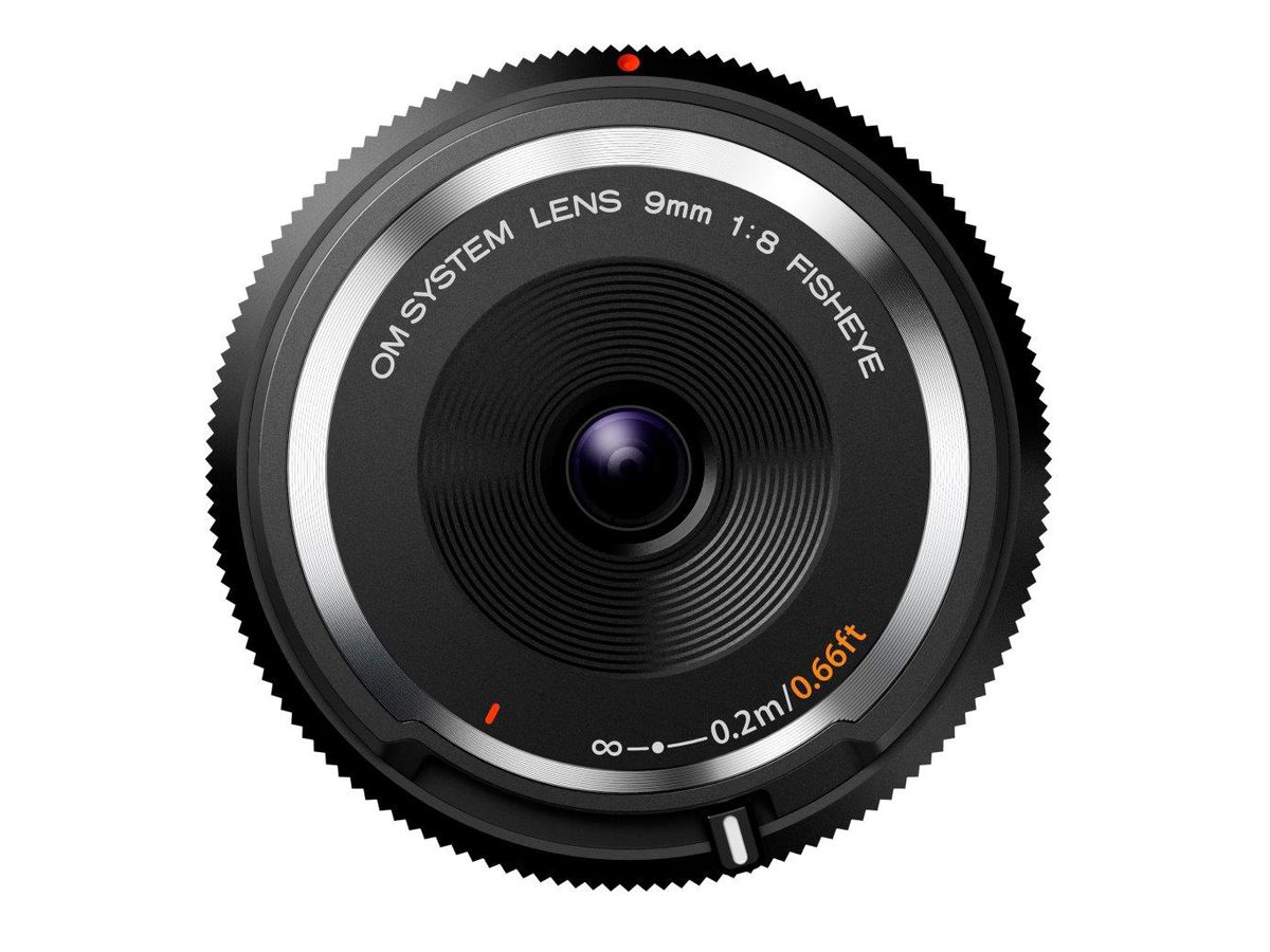 OM System Body Cap Lens 9mm 1:8 fisheye