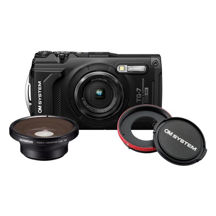 OM System TG-7 Black Fisheye Kit