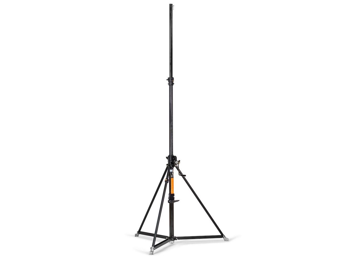 Manfrotto Super Wind Up Stand Steel Blk