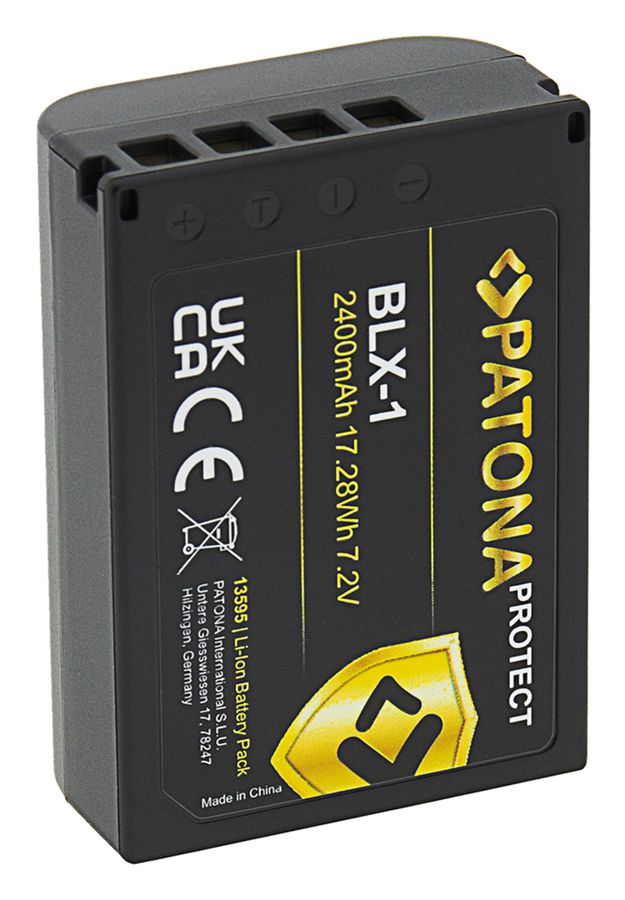 Patona Protect Akku OM System BLX-1 OM-1