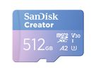 SanDisk Creator 190MB/s microSDXC 512GB