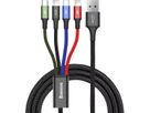 Baseus USB-A 4-in-1 Cable 1.2m Black