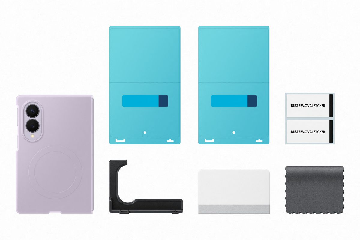 Samsung Fold 8 Silicone Magnet Lavender