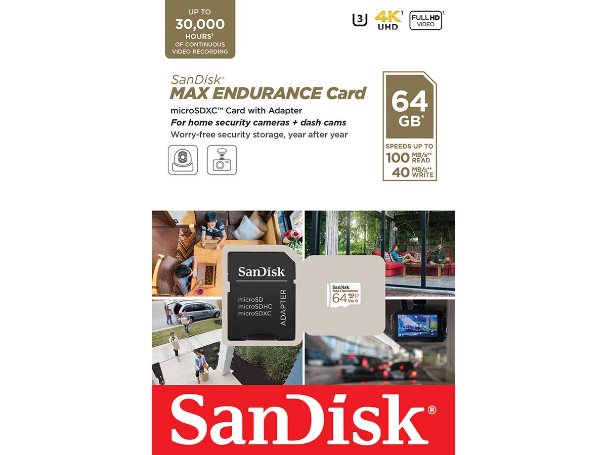 SanDisk microSDXC Max Endurance 64GB