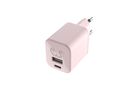 Fresh'N Rebel Mini Charger USB-C + A PD Smokey Pink 30W