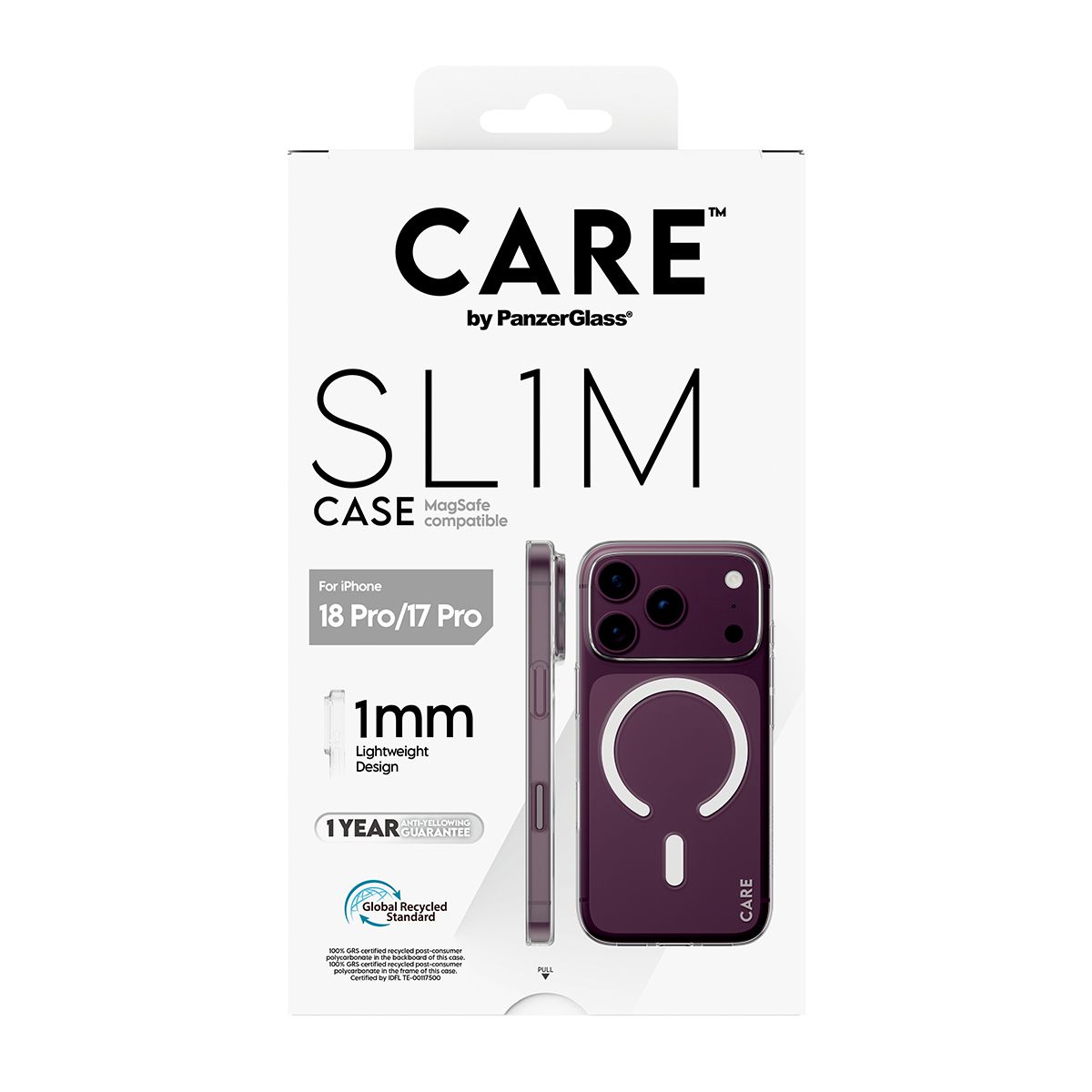 PanzerGlass iP 17/18 Pro SL1M Case clear