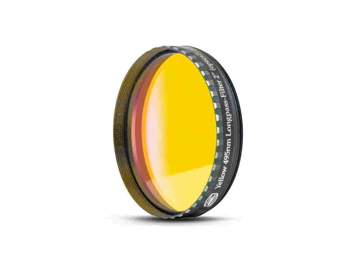 2" Color filter jaune 495nm