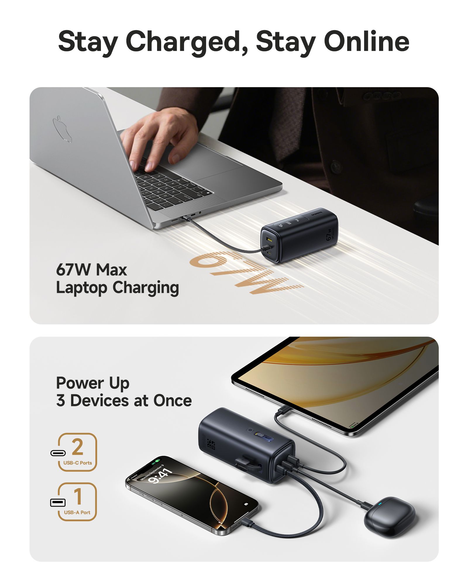 Baseus EnerGeek MiFi PB 20000mAh 67W Bl.